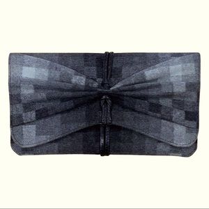 Jill Haber Justin Clutch in Color Block Flannel